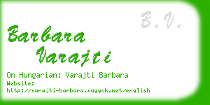 barbara varajti business card